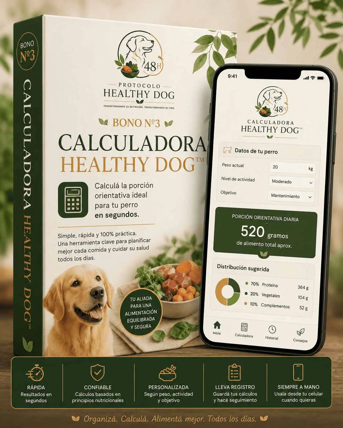 Bono 3 Calculadora Healthy Dog