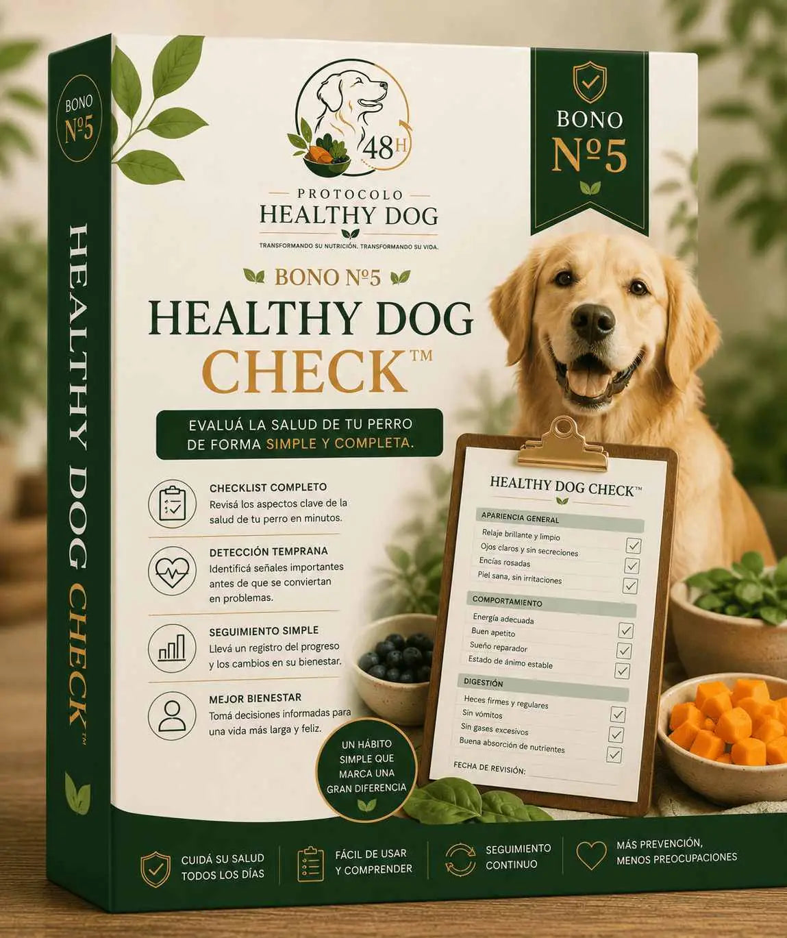 Bono 5 Healthy Dog Check